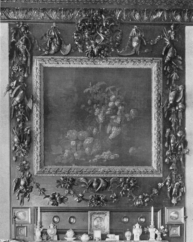 Gibons Carving v přijímacím pokoji od Charles Latham