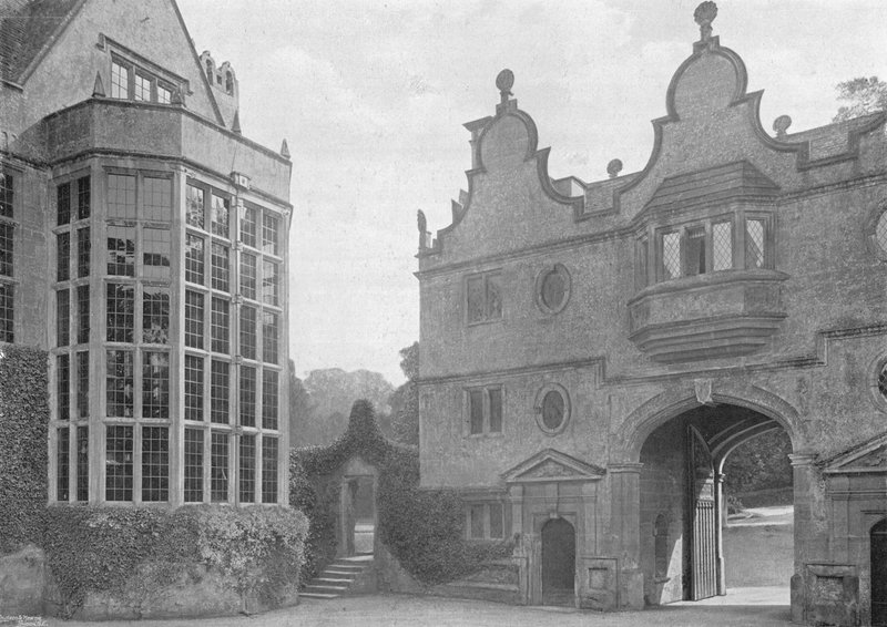Stanway: The Forecourt and Gate-House od Charles Latham