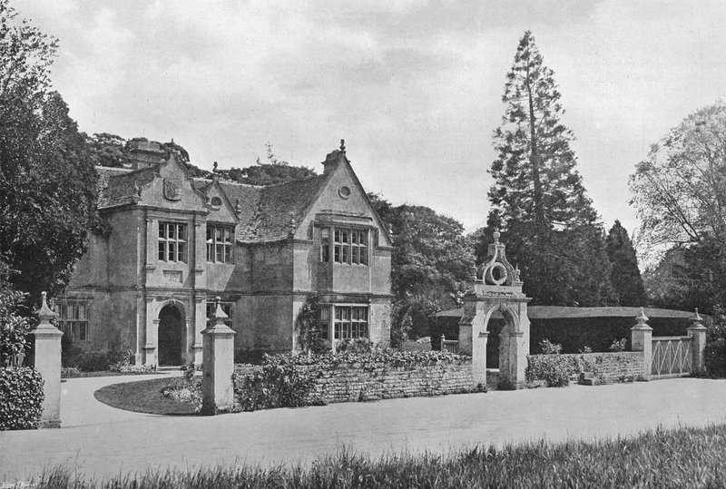 Stibbington Hall ze západu od Charles Latham