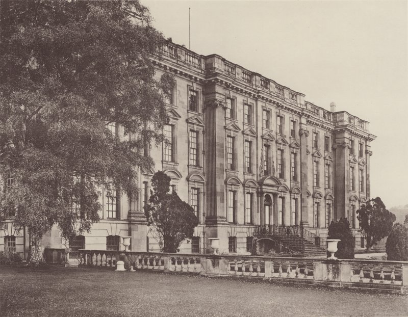Stoneleigh Abbey, Kenilworth, jihozápadní fronta od Charles Latham