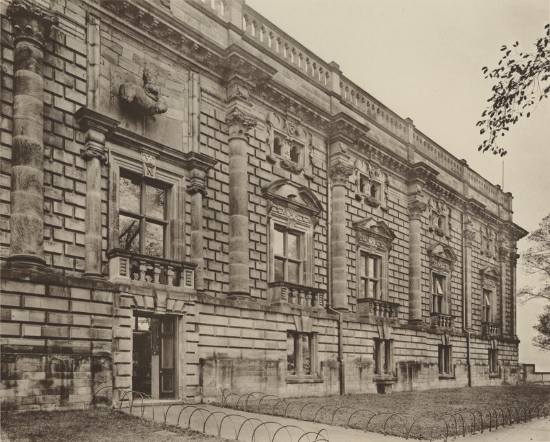 Hrad, Nottingham, východní fronta od Charles Latham