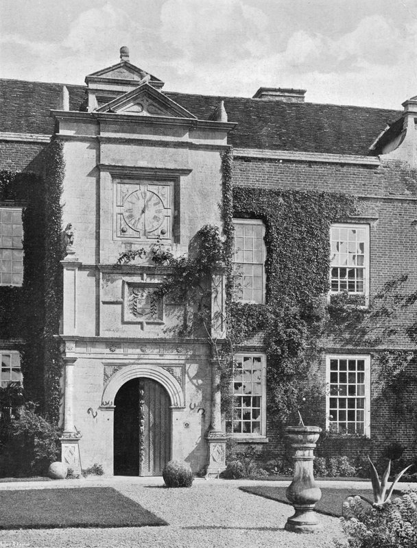Vchod do Rushbrooke Hall od Charles Latham