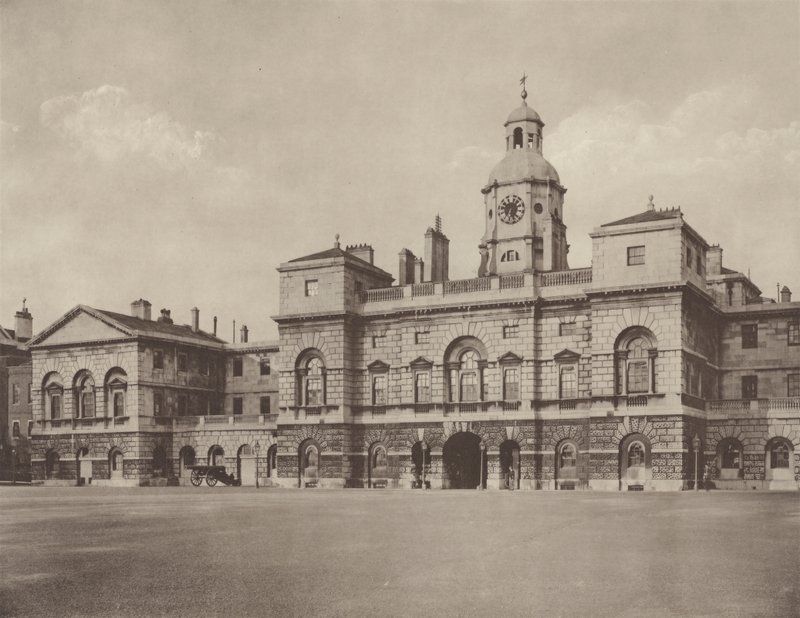 Horse Guards, Whitehall, západní fronta od Charles Latham