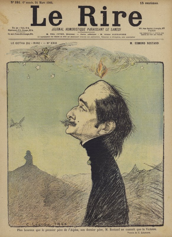 Edmond Rostand, ilustrace pro Le Rire od Charles Leandre