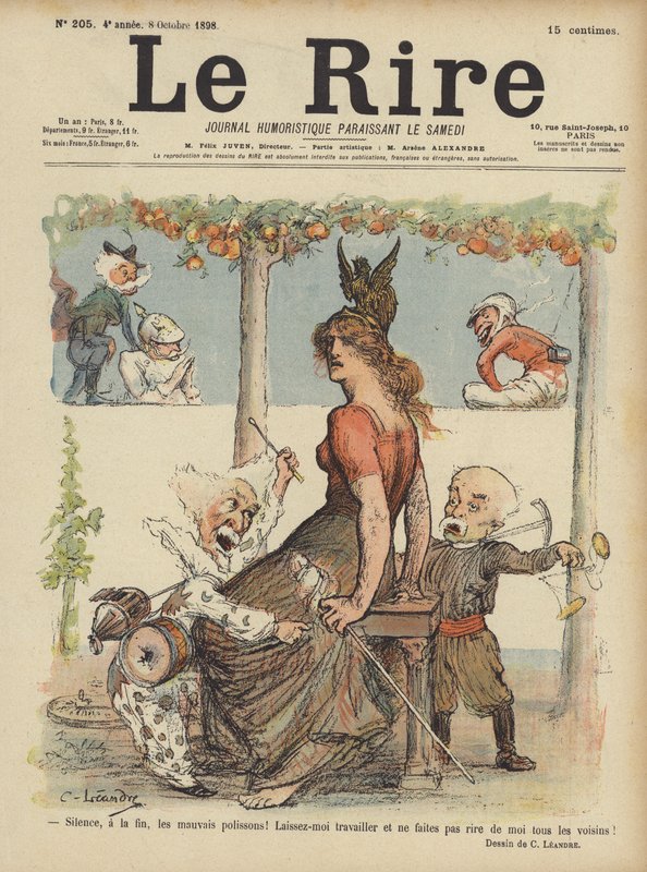 Ilustrace pro Le Rire od Charles Leandre