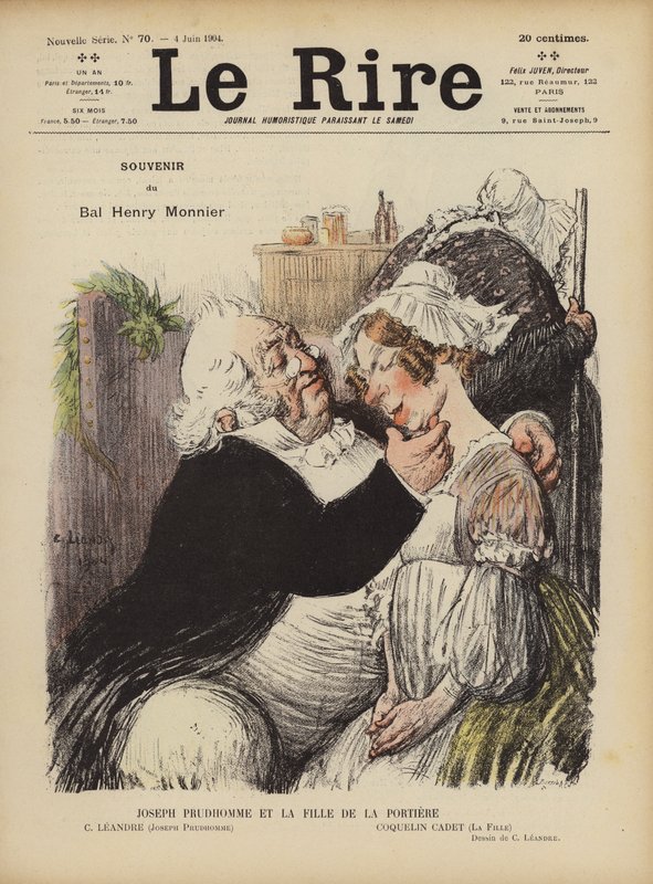Ilustrace pro Le Rire od Charles Leandre