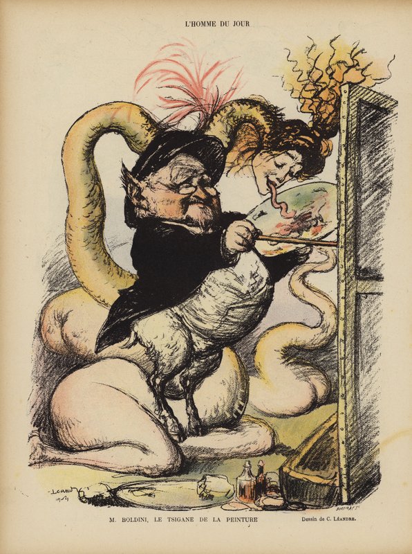 Ilustrace pro Le Rire od Charles Leandre