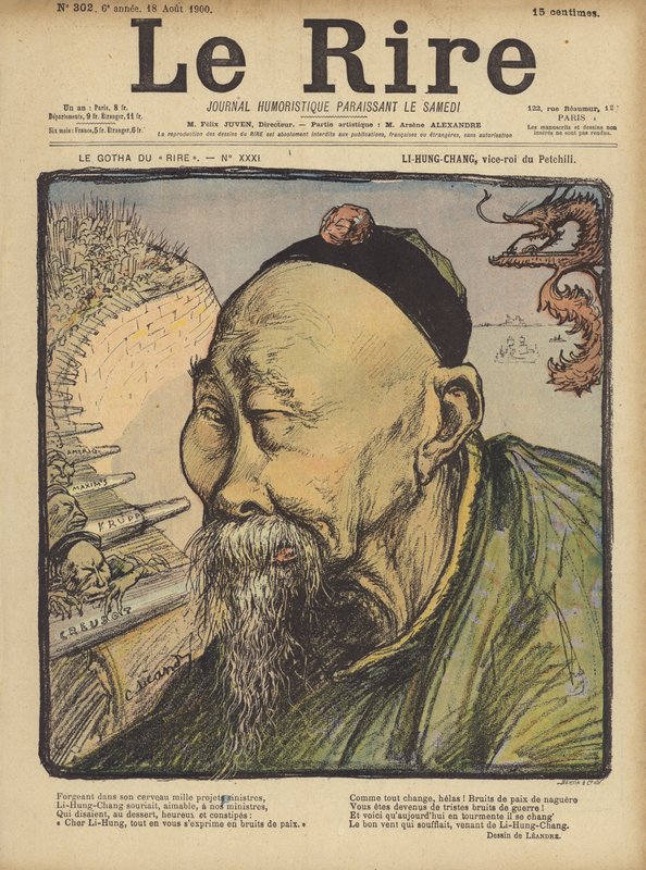 Li Hung Chang, ilustrace pro Le Rire od Charles Leandre
