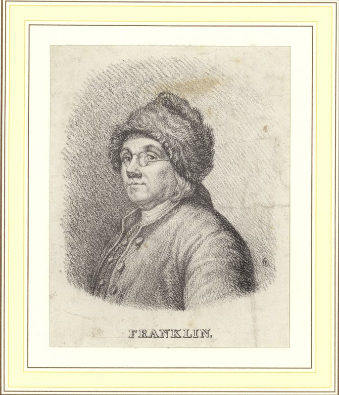 Benjamin Franklin od Charles Nicolas II Cochin