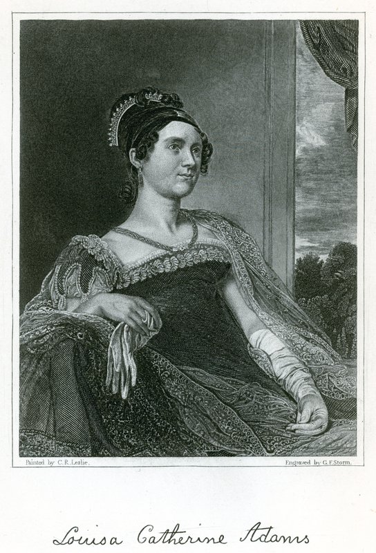 Louisa Catherine Adams (rytina) od Charles Robert Leslie