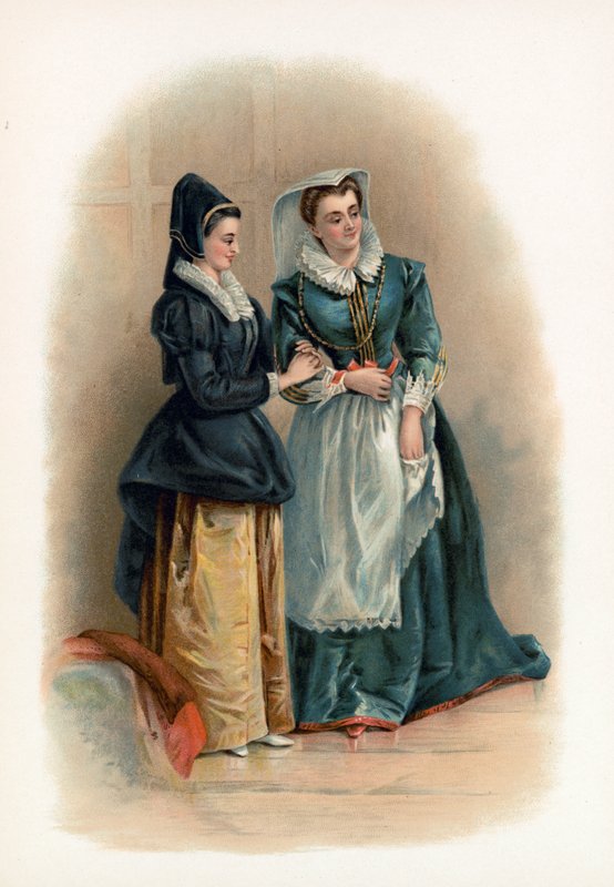 Paní Page a paní Fordová z Veselých paniček z Windsoru od Charles Robert Leslie