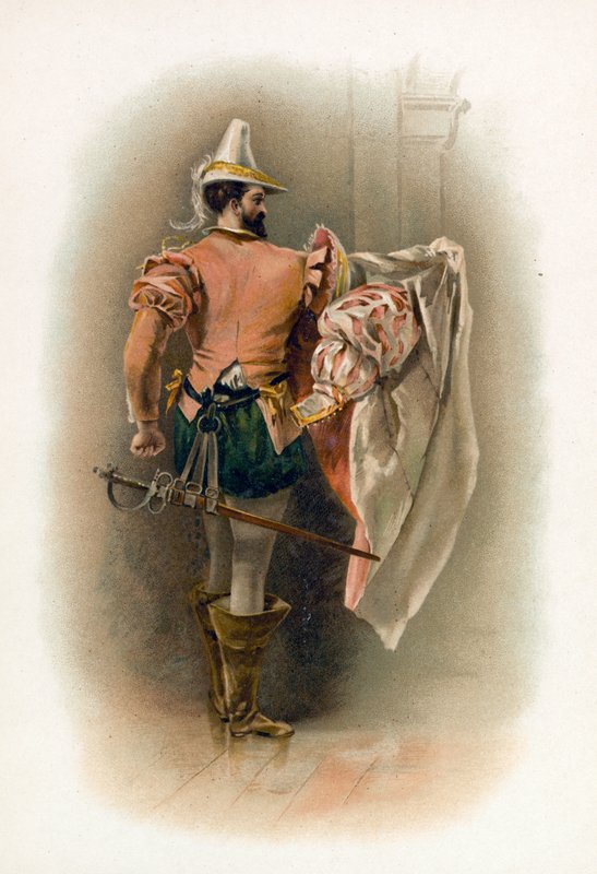Petruchio ze Zkrocení zlé ženy od Charles Robert Leslie