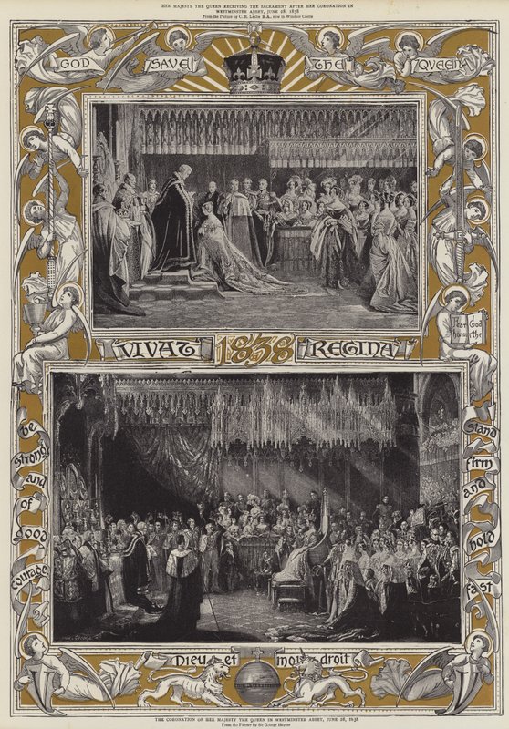 Korunovace Jejího Veličenstva královny ve Westminsterském opatství, 28. června 1838 od Charles Robert Leslie