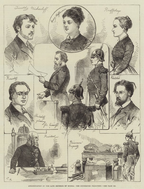 Atentát na zesnulého ruského císaře, odsouzených vězňů od Sir John Charles Robinson