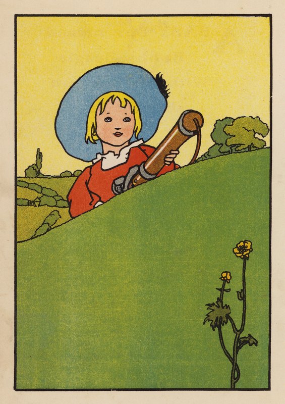 Ilustrace pro Babes and Birds (barevná litografie) od Charles Robinson