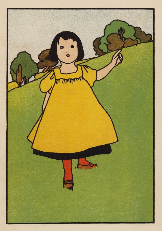 Ilustrace pro Babes and Birds (barevná litografie) od Charles Robinson