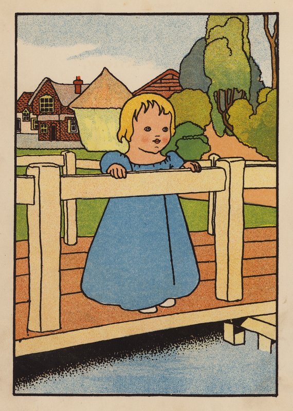 Ilustrace pro Babes and Birds (barevná litografie) od Charles Robinson