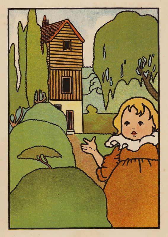 Ilustrace pro Babes and Birds (barevná litografie) od Charles Robinson