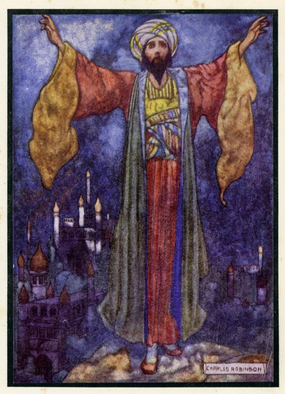 Ilustrace pro Rubaiyat Of Omar Khayyam od Charles Robinson