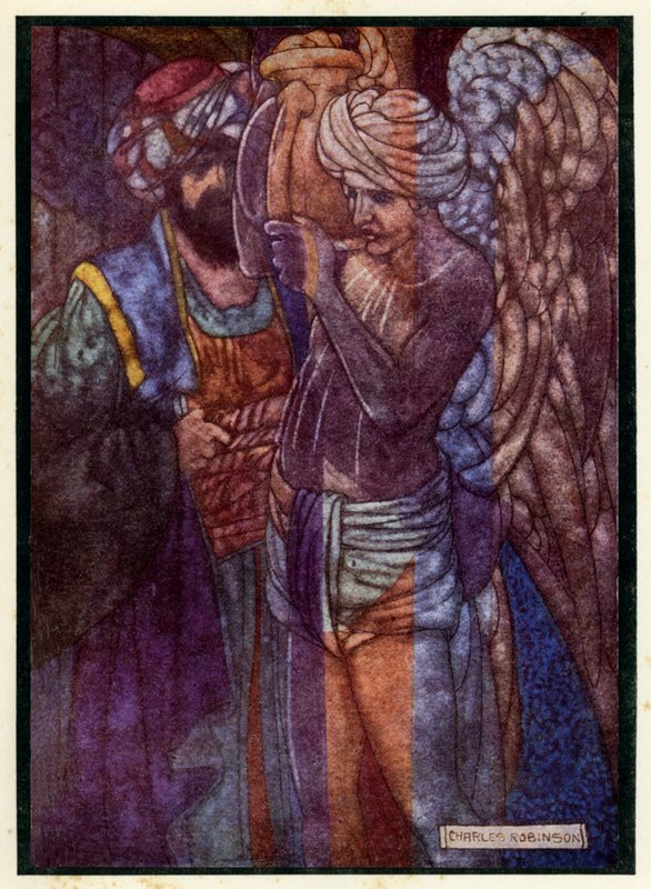 Ilustrace pro Rubaiyat Of Omar Khayyam od Charles Robinson