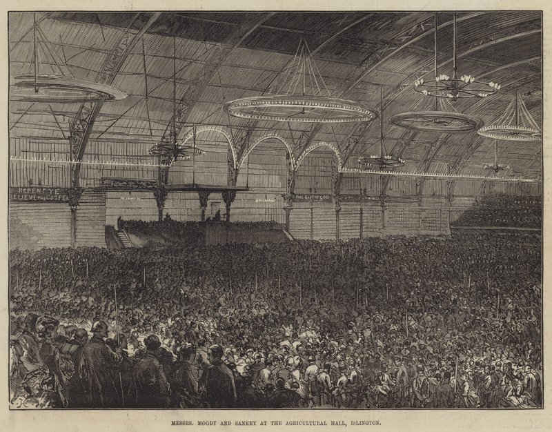 Messers Moody a Sankey v Agricultural Hall, Islington od Sir John Charles Robinson