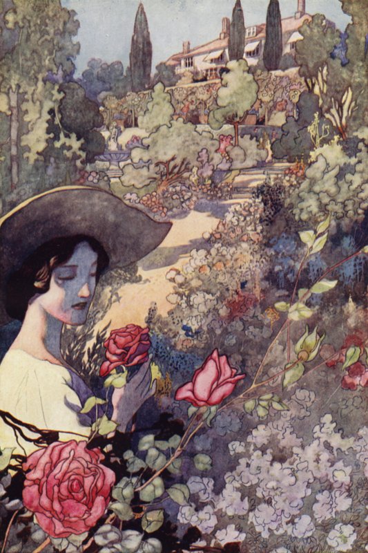 Naše sentimentální zahrada: léto (barevné lito) od Charles Robinson