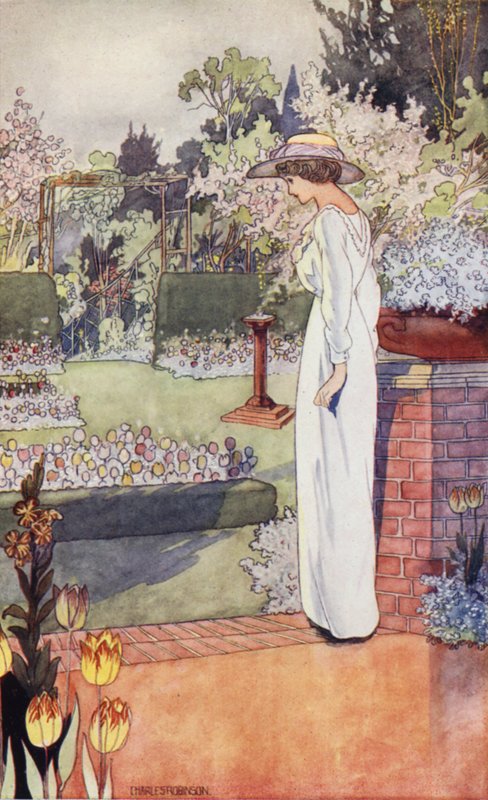 Naše sentimentální zahrada: Holandská zahrada (barva lito) od Charles Robinson