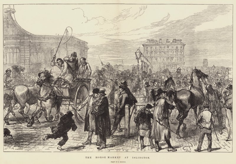 Koňský trh v Islingtonu od Sir John Charles Robinson
