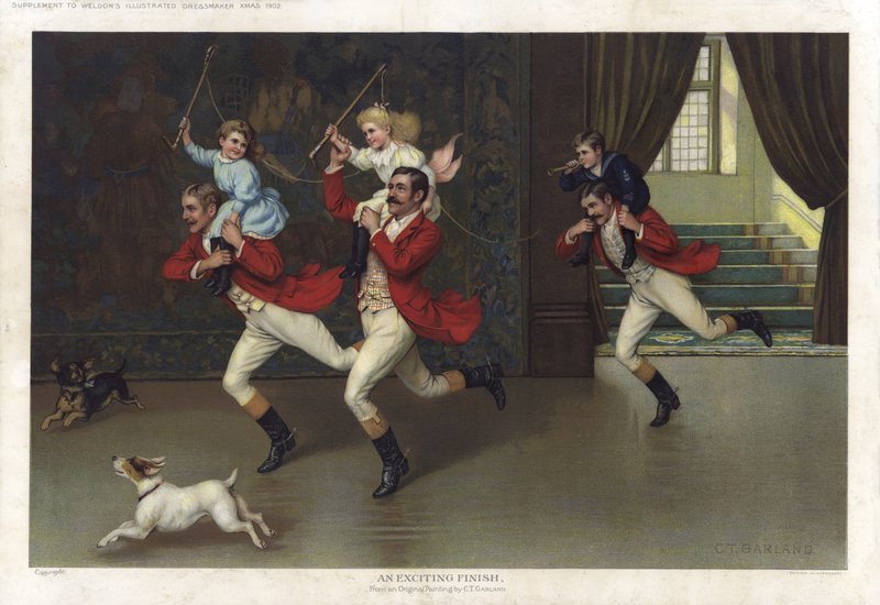 Vzrušující závěr (chromolitho) od Charles Trevor (after) Garland