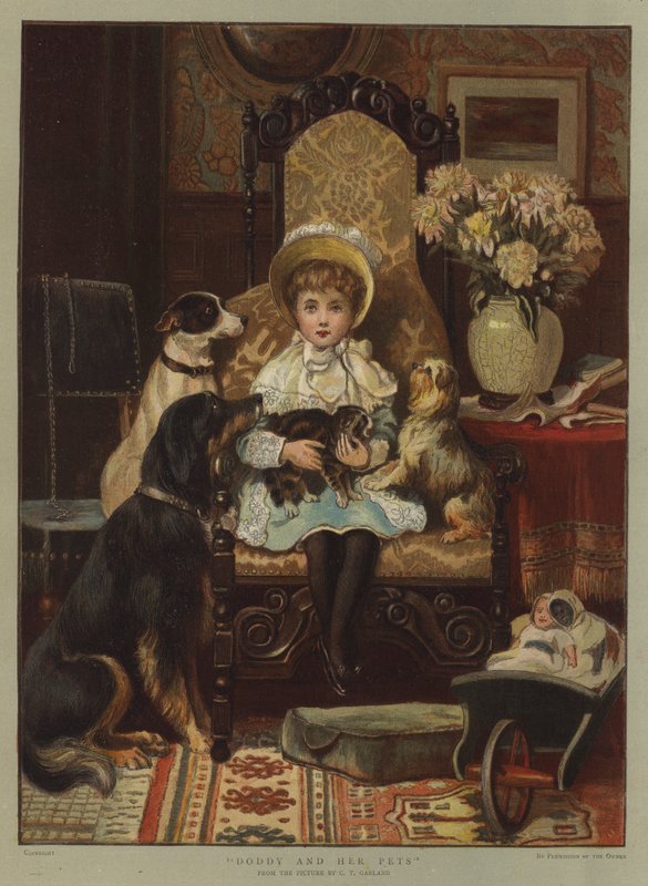 Doddy a její mazlíčci (chromolit) od Charles Trevor Garland