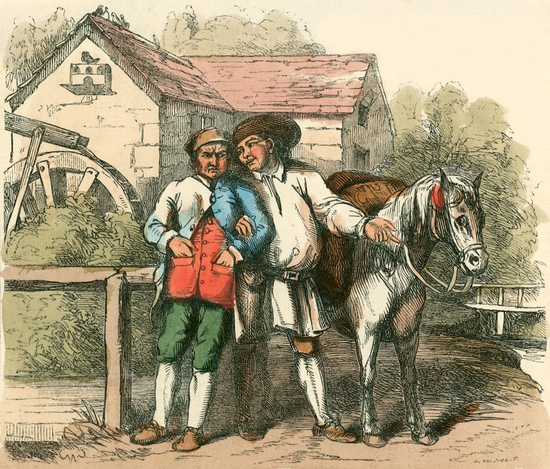 Veselý chválí poníka od Charles West Cope
