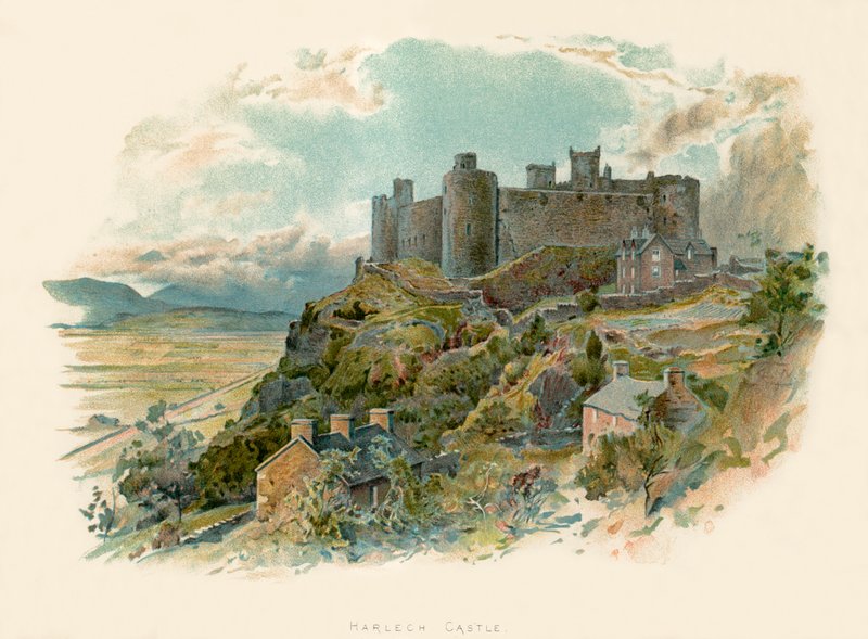 Hrad Harlech od Charles Wilkinson