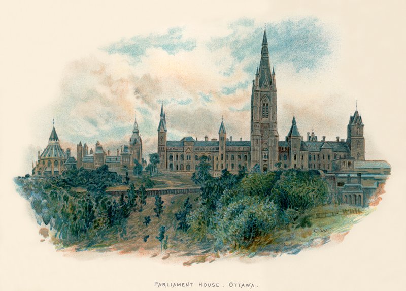 Budova parlamentu, Ottawa od Charles Wilkinson