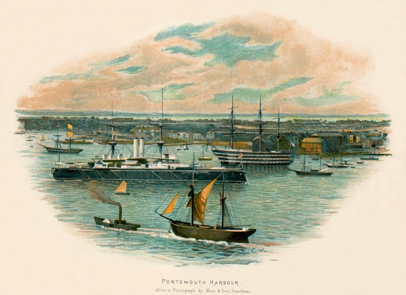 Přístav Portsmouth od Charles Wilkinson
