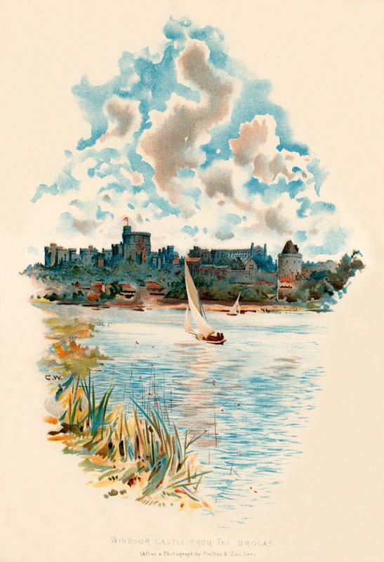 Hrad Windsor od Brocasů od Charles Wilkinson