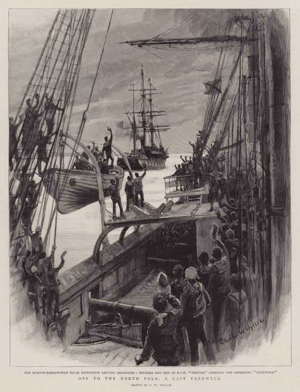 Na severní pól, poslední sbohem od Charles William Wyllie