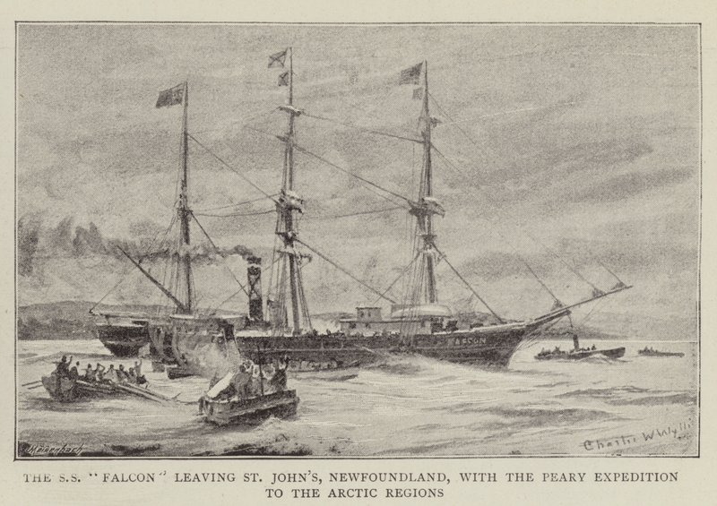 SS Falcon opouští St John