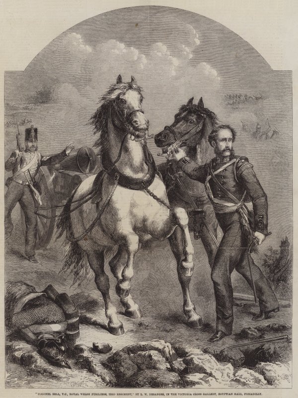 Plukovník Bell, VC, Royal Welsh Fusiliers, 23. pluk od Chevalier Louis William Desanges