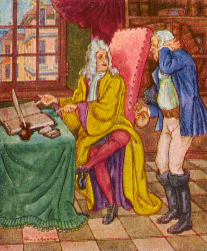 Advokát / Advocate (barevná litografie) od Christophe (1856 1945)