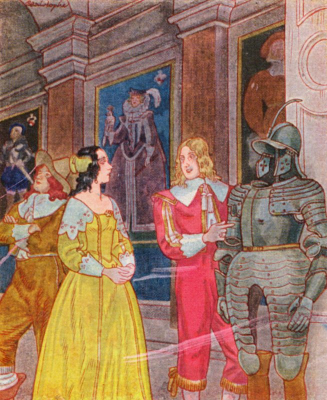 Ahnengalerie / Ancestral Gallery (barevná litografie) od Christophe (1856 1945)