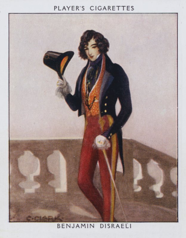Benjamin Disraeli (barevné lito) od Christopher (after) Clark