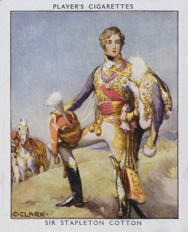 Sir Stapleton Cotton (barva lito) od Christopher (after) Clark