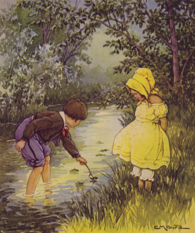 Dětská zahrada veršů: Kam jdou lodě? (barva lito) od Clara Miller Burd