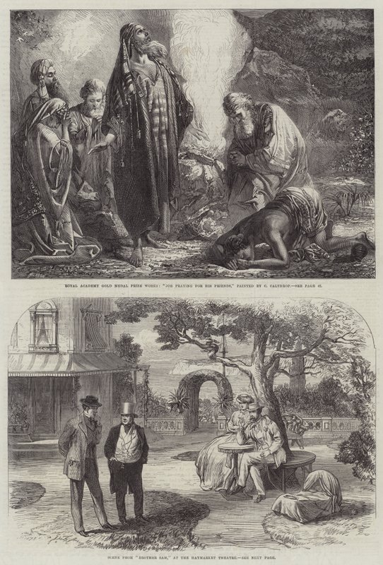 Návrhy zlaté medaile Královské akademie od Claude Andrew Calthrop