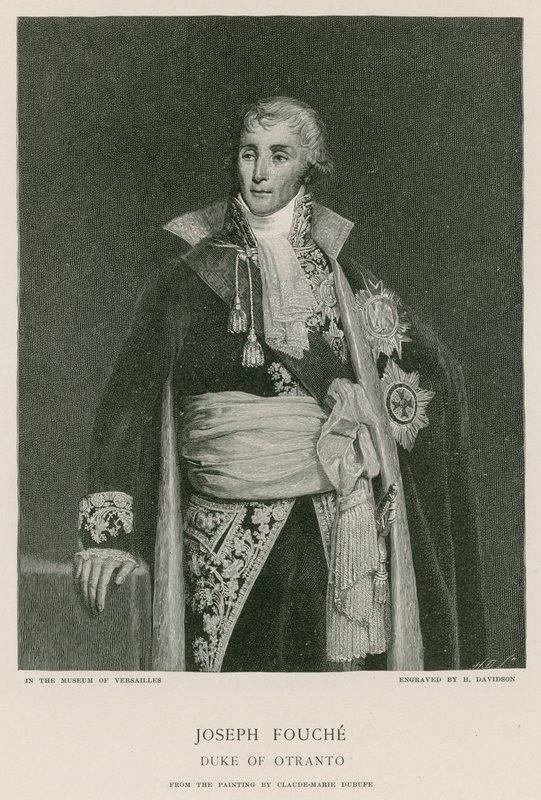 Joseph Fouche, vévoda z Otranta od Claude Marie Dubufe