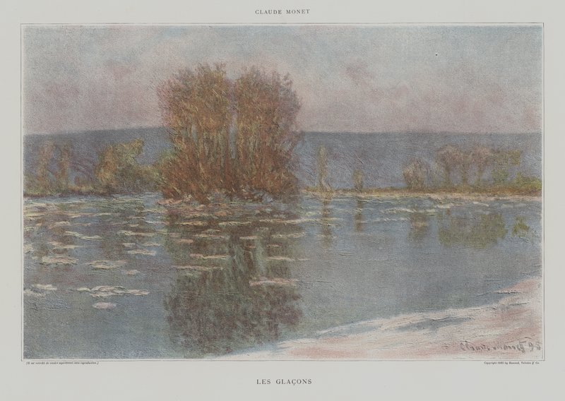 Ledové kostky od Claude Monet