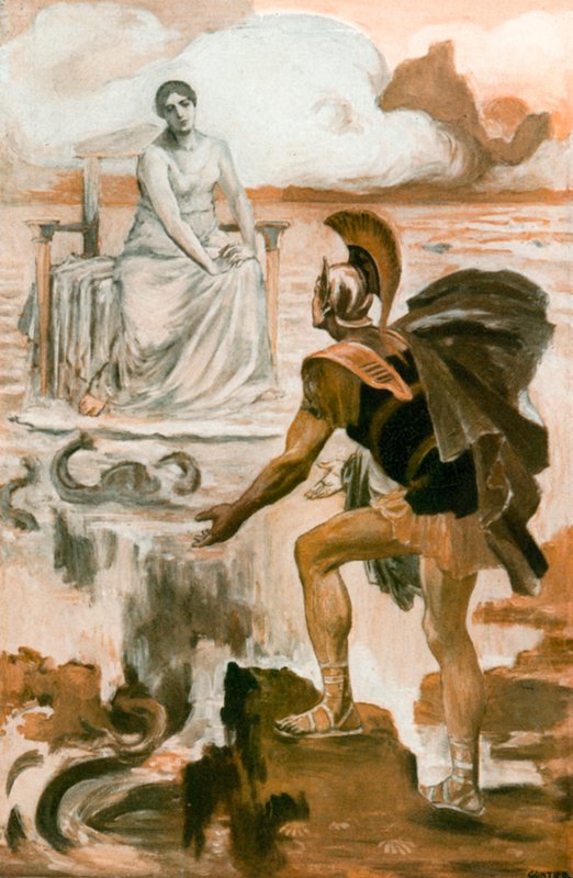 Ilustrace k Iliadě od Homera od Clement Goutier