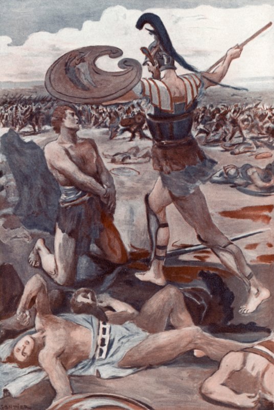 Ilustrace k Iliadě od Homera od Clement Goutier