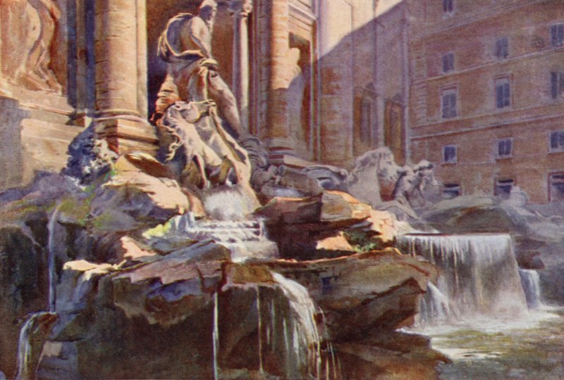Fontána di Trevi, Řím od Commendator Formilli