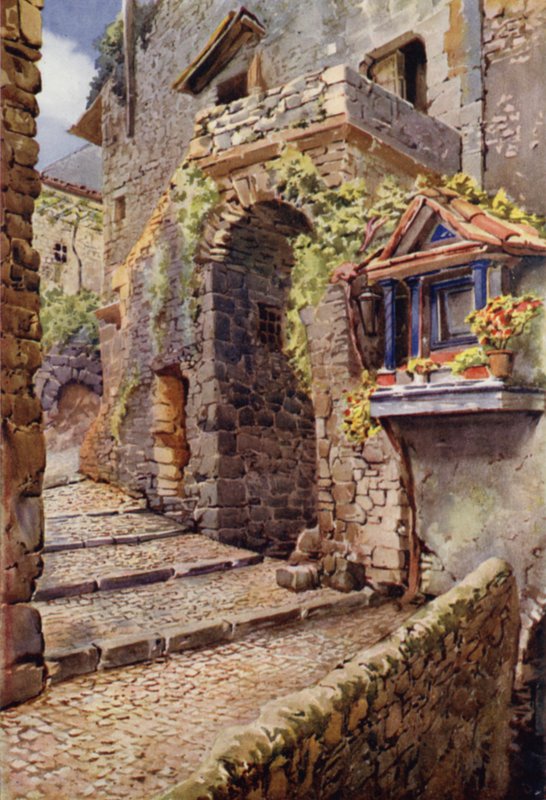 Středověké domy, Alatri od Commendator Formilli